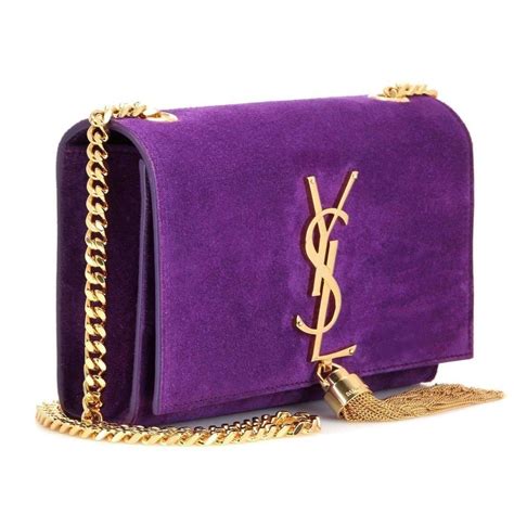 YSL purple purse